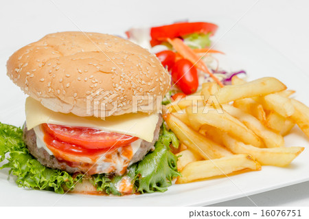 American cheese burger American cheese burger 16076751