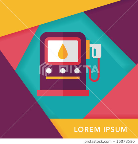 Environmental protection concept flat icon with long shadow,eps1 16078580