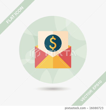 bills flat icon with long shadow,eps10 bills flat icon with long shadow,eps10 16080723