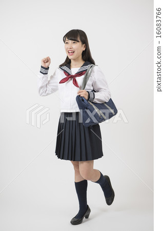 High school student in uniform 16083766
