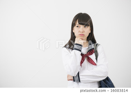 High school student in uniform 16083814