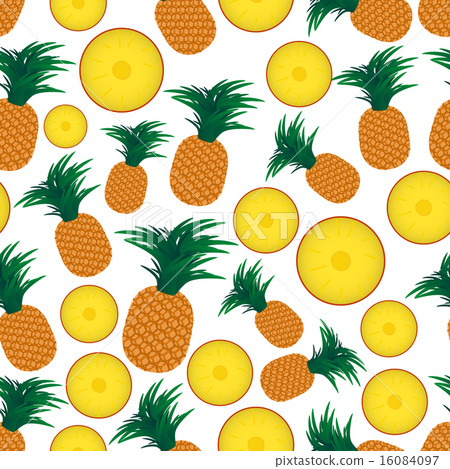 colorful pineapple fruits seamless pattern eps10 colorful pineapple fruits seamless pattern eps10 16084097