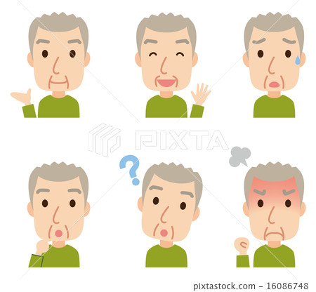 老人的表達姿勢集 16086748