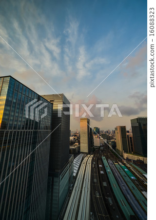 Morning landscape around Tokyo Station pemirngM Photo material Morning landscape around Tokyo Station pemirngM Photo material 16088323