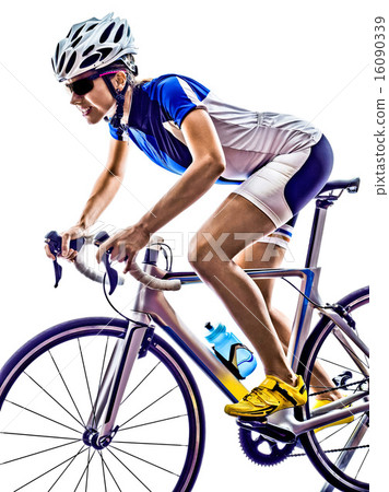 woman triathlon ironman athlete cyclist cycling woman triathlon ironman athlete cyclist cycling 16090339