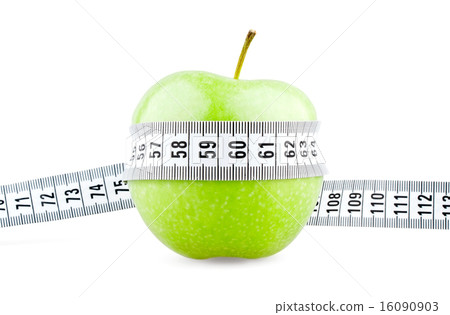 Green apple tied with meter 16090903