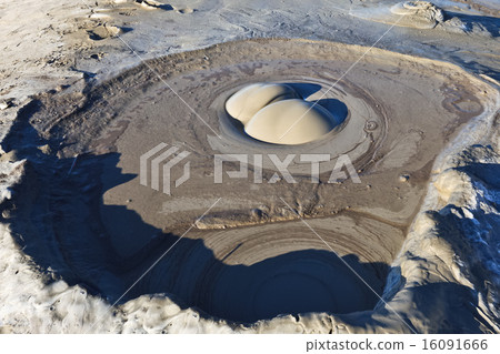 Mud Volcano in Buzau, Romania 16091666