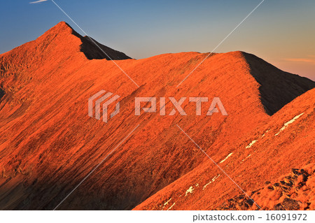sunset in the Carpathian Mountains, Romania 16091972