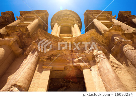 Ancient temple in Petra, Jordan Ancient temple in Petra, Jordan 16093284