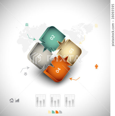 Business infographic template Business infographic template 16093595