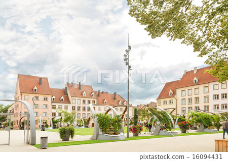 France, Alsace, Colmar, View of old hospital 16094431