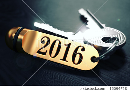 2016 Concept. Keys with Golden Keyring. 16094738