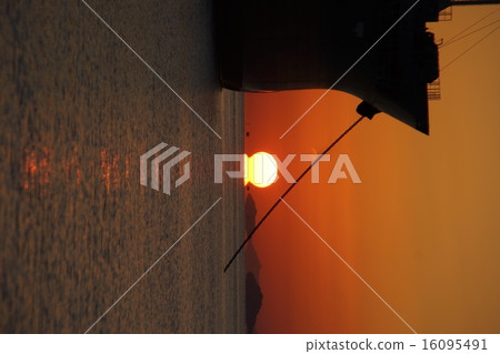 Dharma sunset and ship 1 Dharma sunset and ship 1 16095491