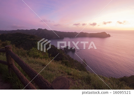 Morning glow of Chichijima Ogasawara Islands Morning glow of Chichijima Ogasawara Islands 16095521