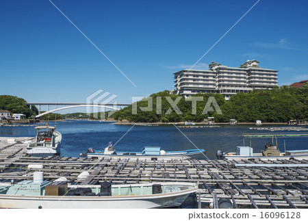 Scenery of Kashikojima, Ise-Shima tourist spot, Ago Bay, Kashikojima Bridge and Shima Kanko Hotel 16096128