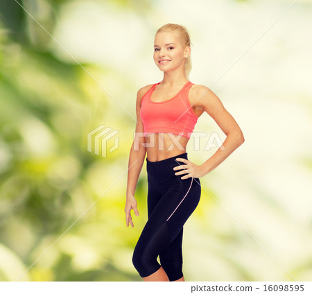 beautiful athletic woman in sportswear beautiful athletic woman in sportswear 16098595