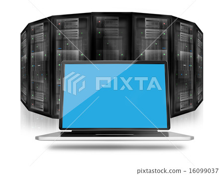 Server Room Datacenter-插圖素材 [16099037] - PIXTA圖庫