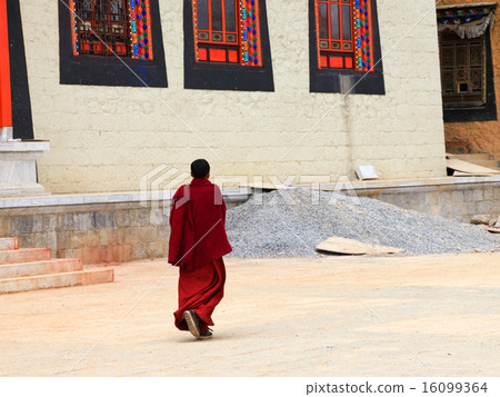 Tibetan monk 16099364