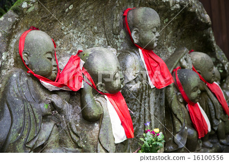 Kurama Temple，Doll形六體Jizo牧師 16100556