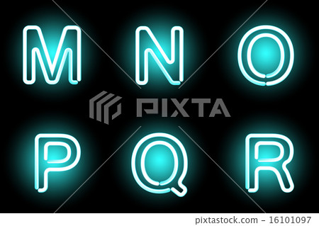 neon letters 16101097