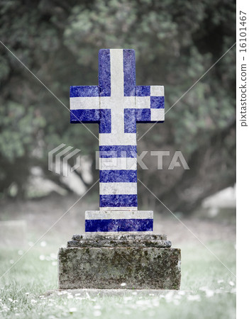 Gravestone in the cemetery - Greece Gravestone in the cemetery - Greece 16101467