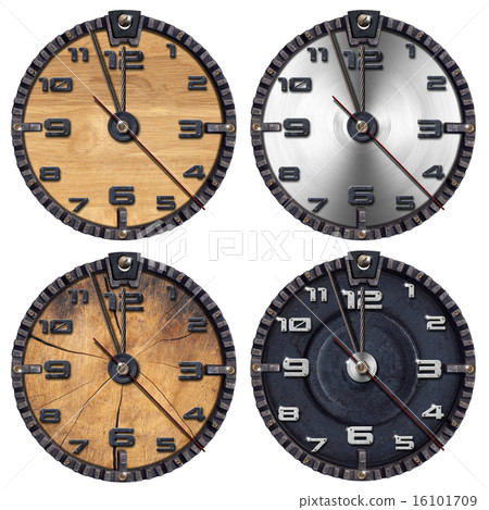 Set of Grunge Clocks 16101709