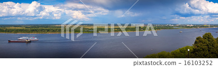 Volga river in Nizhny Novgorod 16103252