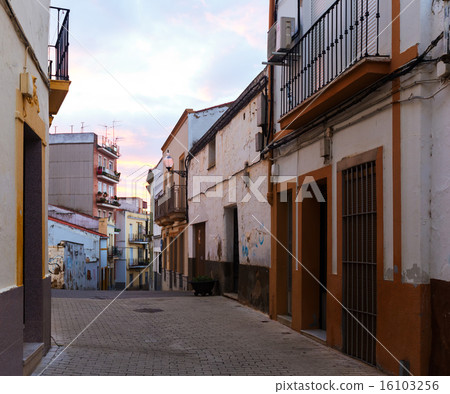 Old street at Merida in dawn Old street at Merida in dawn 16103256