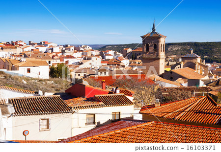 Roofs of spanish town. Chinchilla 16103371