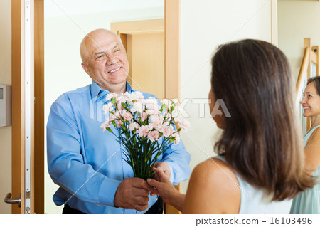 Greeting of mature couple 16103496