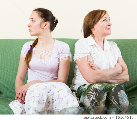 mother and daughter after quarrel 16104515
