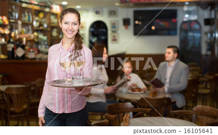 Smiling nippy and bar crew 16105641