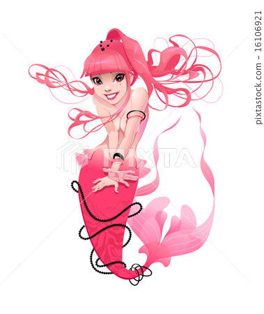 Young mermaid in pink Young mermaid in pink 16106921