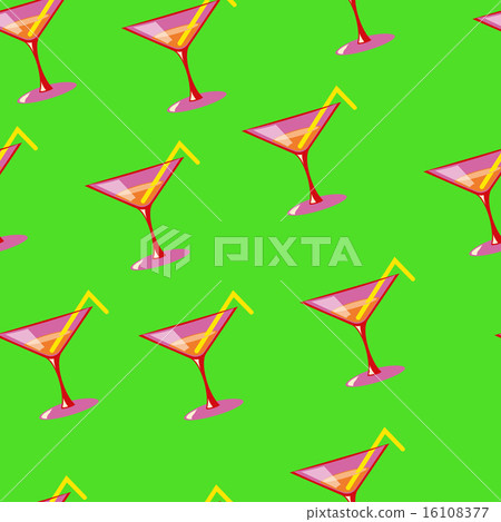 Martini seamless vector pattern Martini seamless vector pattern 16108377