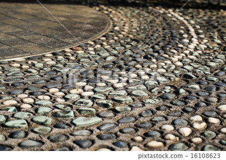 The stone pavement of Nagasaki Peace Park 16108623