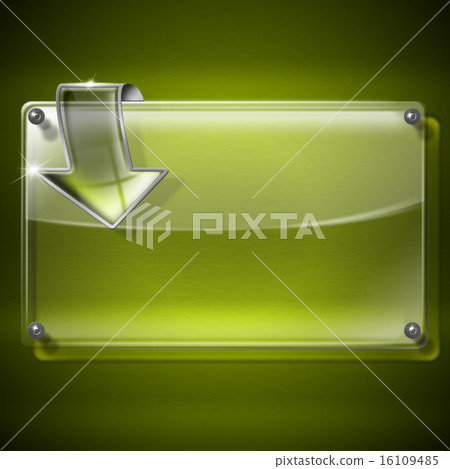 Glass Framework with arrow 16109485