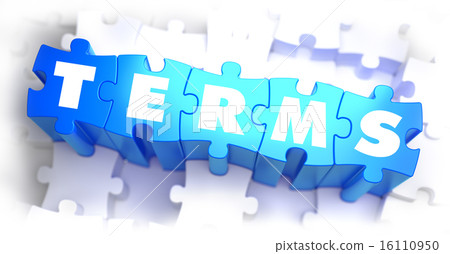 Terms - White Word on Blue Puzzles. Terms - White Word on Blue Puzzles. 16110950