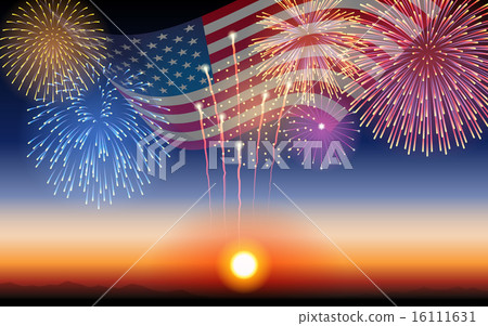 Independence Day and Fireworks 16111631