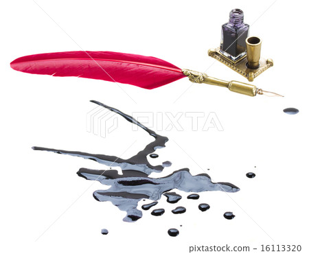 Feather pen and blot Feather pen and blot 16113320