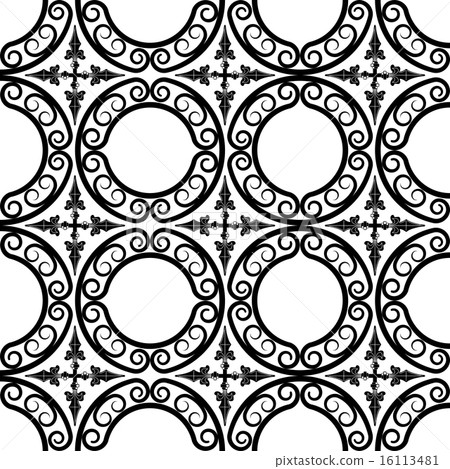 wrought iron pattern 16113481