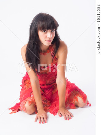 portrait of beautiful girl 16113588