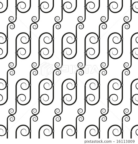 wrought iron pattern 16113809