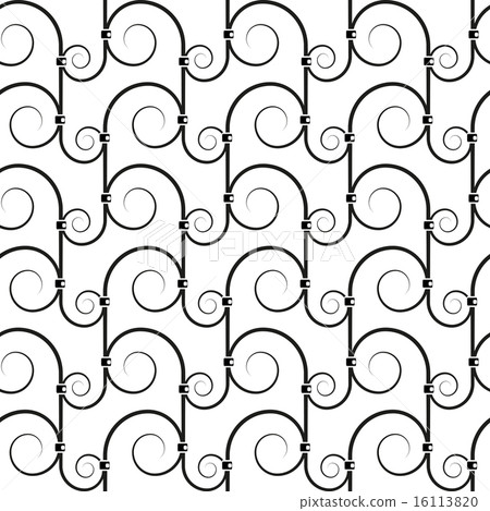 wrought iron pattern 16113820