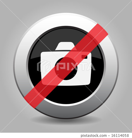 grey chrome button - no camera 16114058