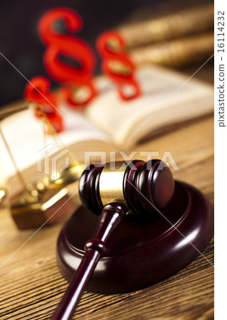 Court gavel,Law theme, mallet of judge 16114232
