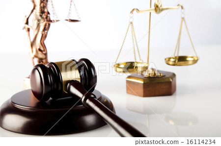 Court gavel,Law theme, mallet of judge 16114234