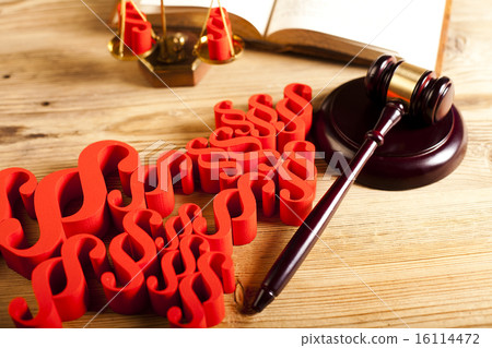 Justice concept and paragraph 16114472