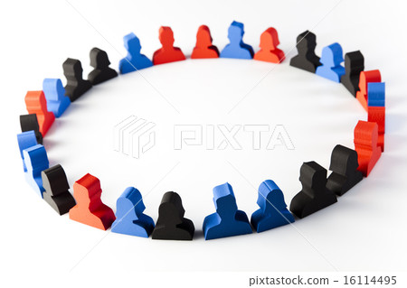 Conceptual image of teamwork 16114495