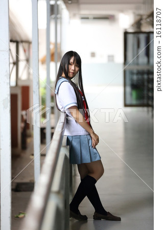 Asian school girl Asian school girl 16118707