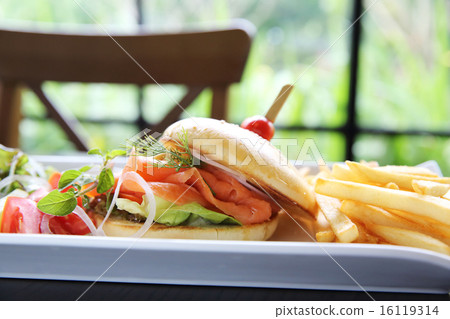 Salmon sandwich 16119314